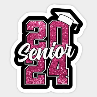 Senior 2024 Girls Class Of 2024 Graduate College High School Sticker